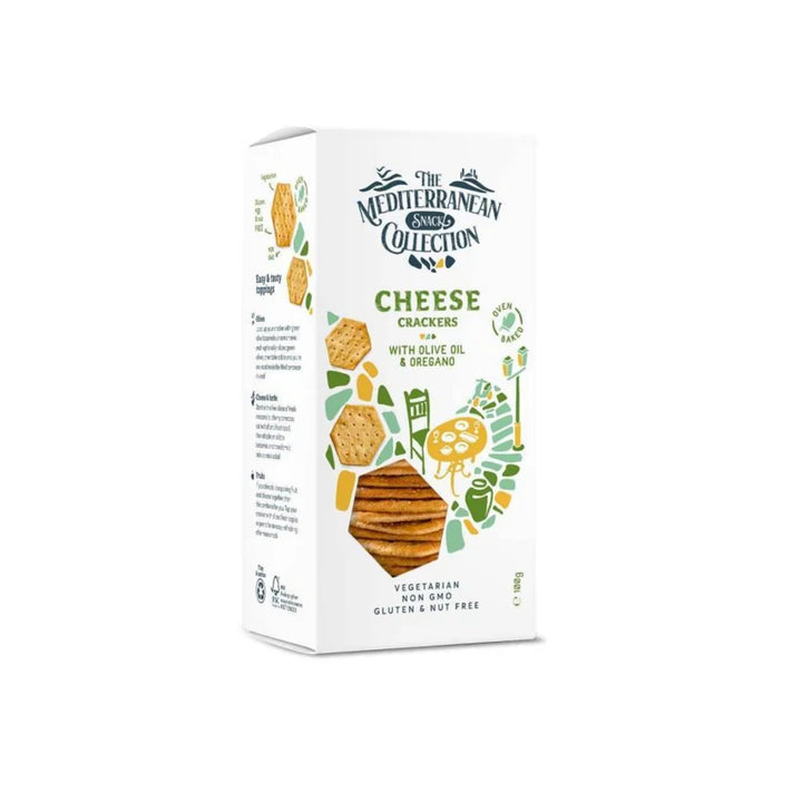 Biscuiți cu cașcaval, ulei de măsline și oregano 100g