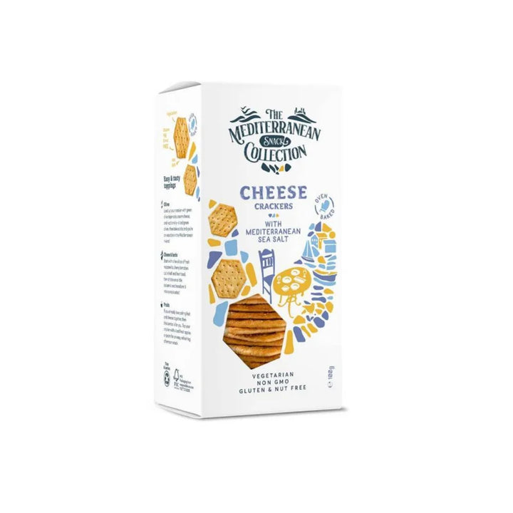 Biscuiți cu cașcaval și sare de mare 100g