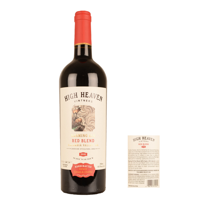 High Heaven Vintners Columbia Valley Roaming Elk 2018  Vin roșu | 0,75 L | SUA