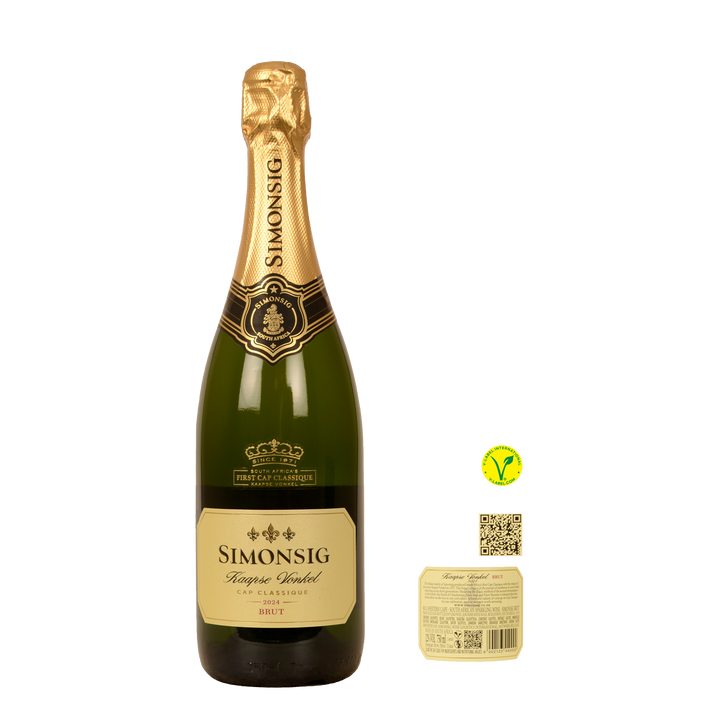 Simonsig Kaapse Vonkel Brut Méthode Cap Classique 2022  Vin spumant alb | 0,75 L | Africa de Sud