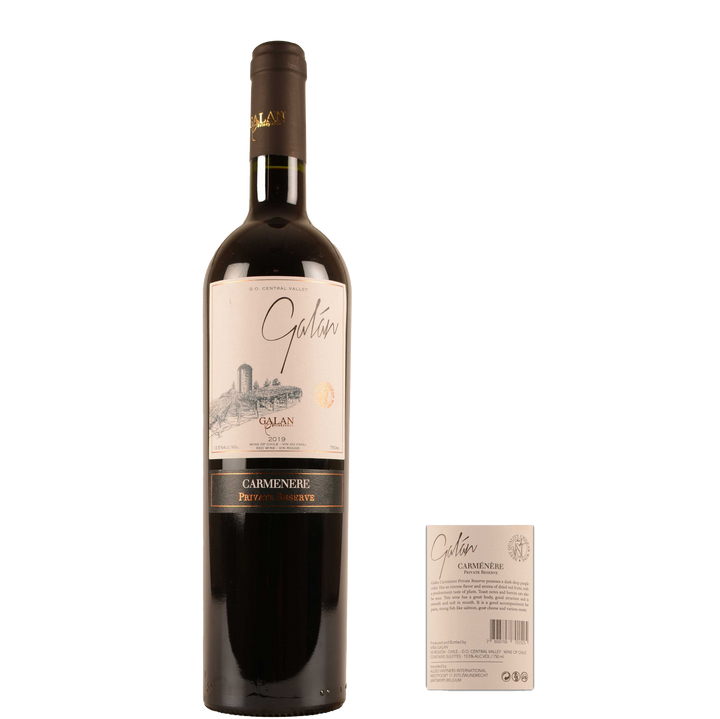 Galan Vineyards Reserva Privada Carmenère 2019  Vin roșu | 0,75 L | Chile