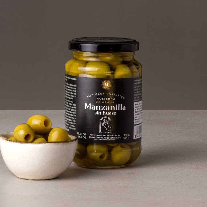 Olive verzi fără sâmburi Manzanilla 370gr