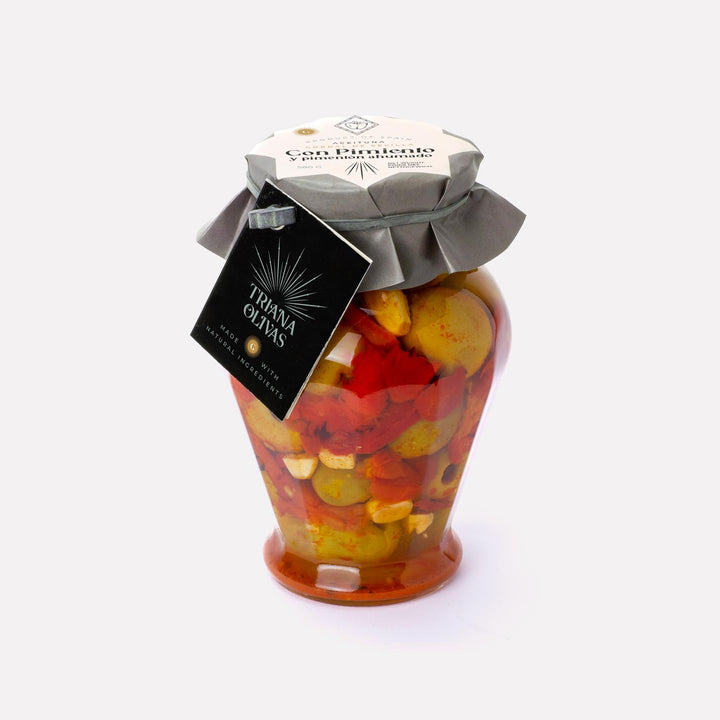 Olive Gordal cu paprica și ardei 580gr
