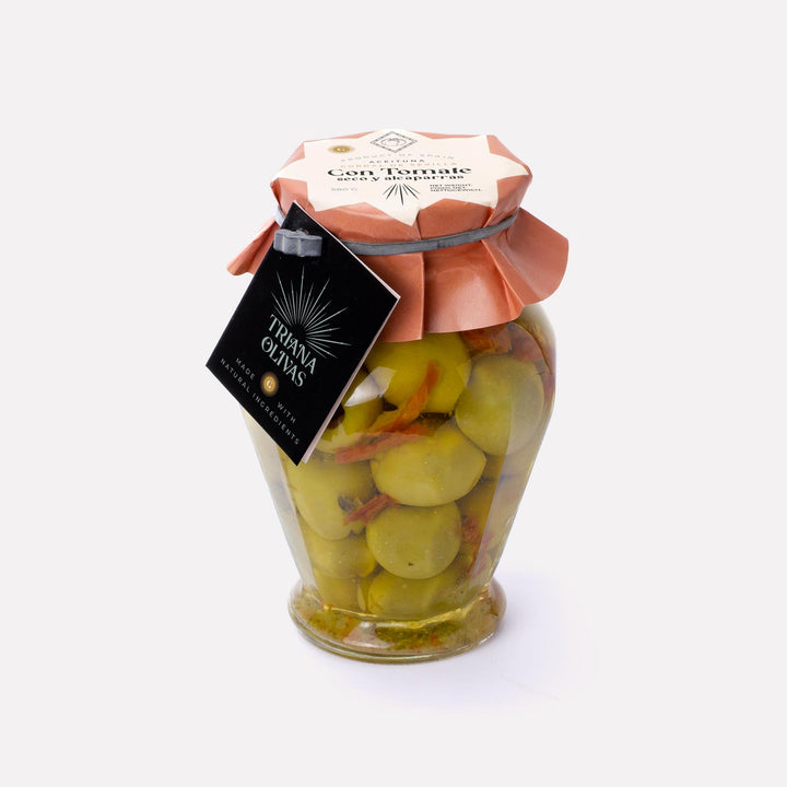 Olive Gordal cu roșii uscate și capere 580gr